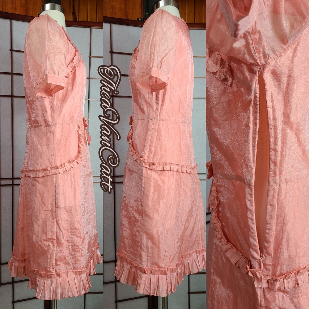 โก Vintage โก BJ Pin Up Pretty Princess Party Dress - Picture 4 of 7